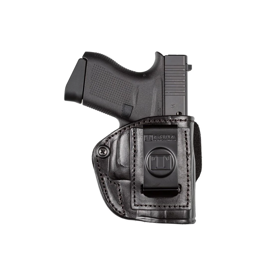 primary-46717 Tagua Gun Leather TX 1836 by Tagua FOR M&P Shield & Most Single Stack Compact Pistols-BN-RH