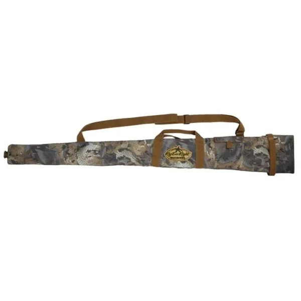 Rig'Em Right Express Gun Sleeve, Optifade Timber camouflage with brown handles, side view
