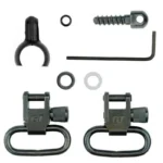 Grovtec Two Piece Barrel Band Swivel Sets, black swivels, bands, screws and hex key