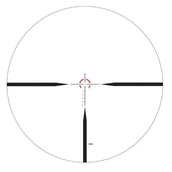 ZeroTech Vengeance LPVO Rifle Scope 1-6x24mm 30mm SFP RAR MOA Black