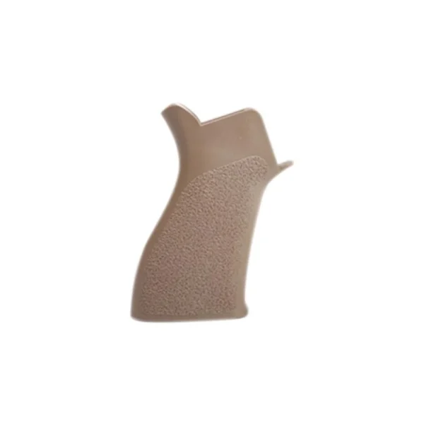 TangoDown Battlegrip BG-17 Large FDE, tan grip in right-side view with textured panels