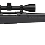 Savage Arms SAV AXIS 2 XP gray and black rifle in right-side view with mounted scope