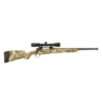 Savage Arms SAV 110 Apex Pred XP, right-side view of camo-stock rifle with black scope