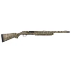 Mossberg MSBRG 935 MAGNUM TURKEY, camouflage shotgun in left-side view with ribbed fore-end