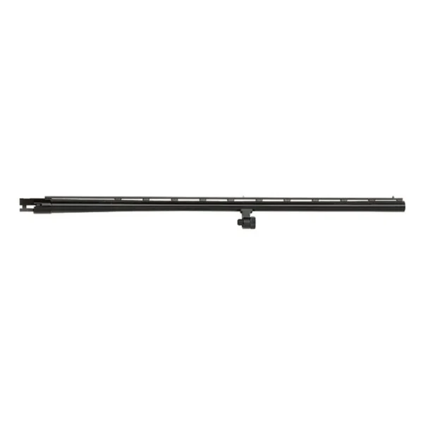 Mossberg 500 All Purpose Shotgun Barrel, black barrel in full-length side view