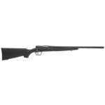 Savage Arms SAV B.MAG, left-side view of black rifle with heavy barrel and synthetic stock