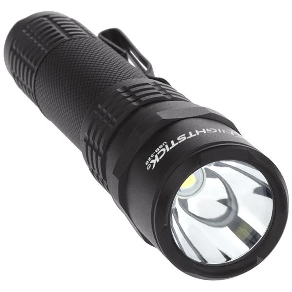 primary-46939 Bayco Products dba NightStick Nightstick Mini-TAC USB Rechargeable Flashlight 320 Lumens Black