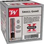 Winchester Ammunition WIN SPR-X UPLD grey and red box, angled rear view with Small Game label