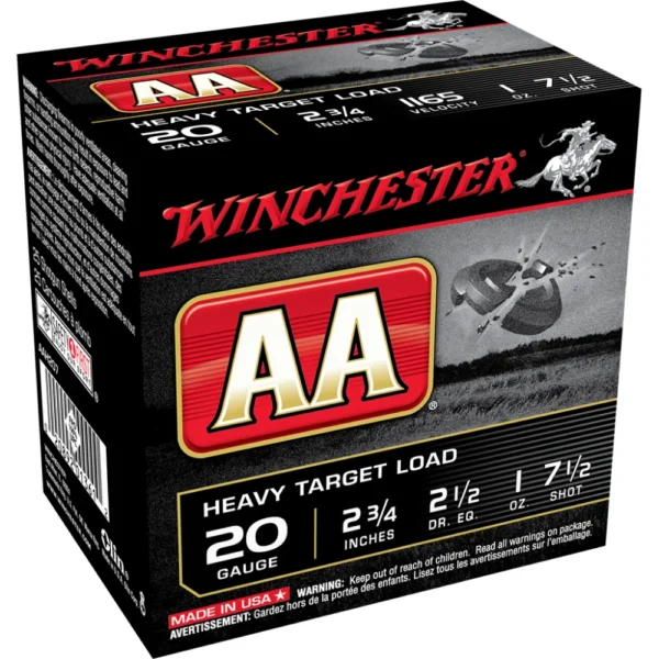Winchester Ammunition Winchester AA Target 20 ga 2-3/4" 1 oz #7.5 - 25/ct