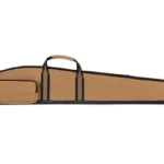 ALLEN RANCH CANVAS SHOTGUN CASE 52 INCH tan soft case with handles and zip pocket, side view