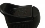 Pearce Grip Grip Frame Insert for Glock 42, black close-up angled view