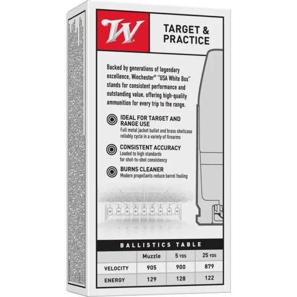 Winchester Ammunition Winchester USA Handgun Ammunition .32 ACP 71 gr FMJ 50/ct