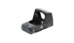 Crimson Trace CT RAD Pro, black green reflex sight in angled front view