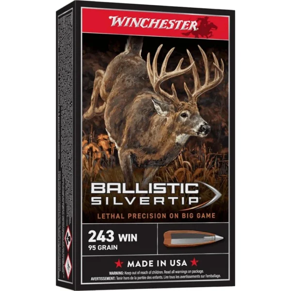 Winchester Ammunition WIN BLSTC TIP 243WIN 95GR 20/200