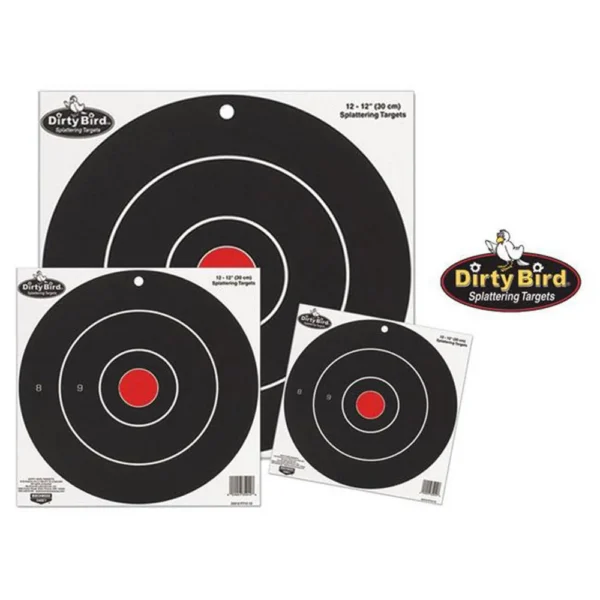 Birchwood Casey Dirty Bird Bull's Eye Targets 17.25" 5/ct