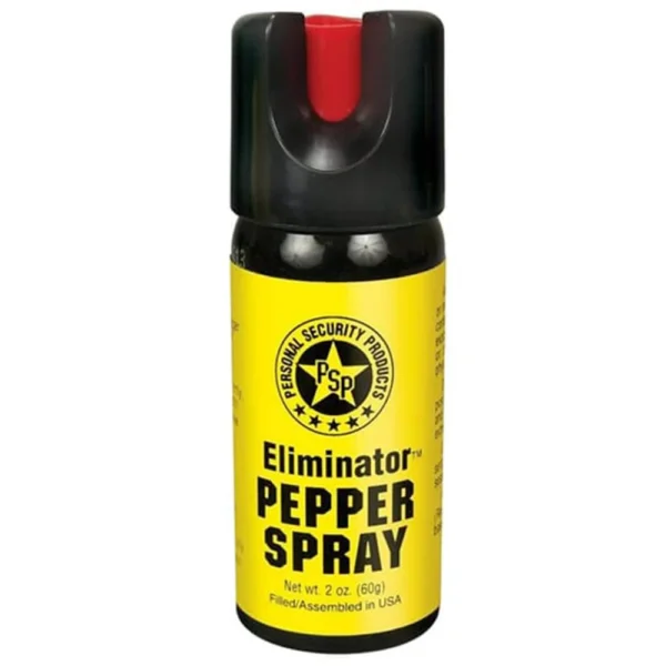 Personal Security Products Pepper Spray Gel with Flip Top and Belt Clip 2 oz