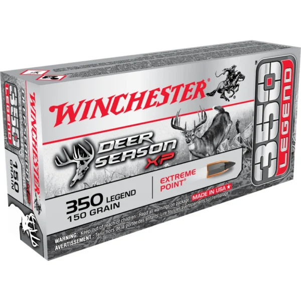 Winchester Ammunition Winchester Deer Season XP Rifle Ammunition .350 Legend 150 gr PT 2325 fps 20/ct