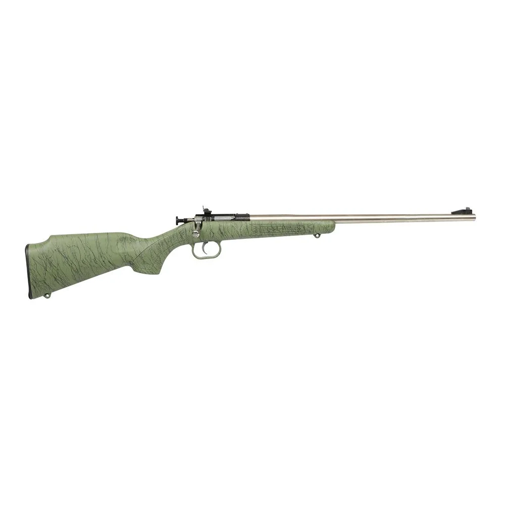 primary-47076 Keystone Sporting Arms Keystone Crickett "My First Rifle" .22 LR Single Shot 16.1" Barrel Green with Black Webbing
