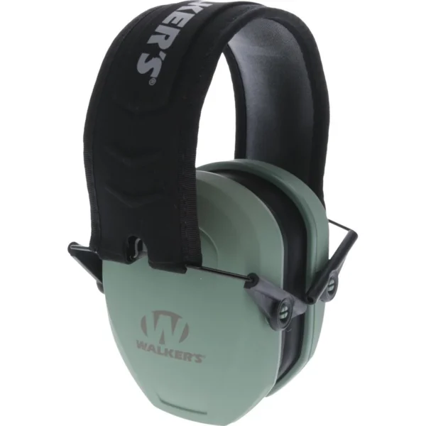 Walkers Game Ear Walker's Razor Passive Muff- Sage Green 27 NRR