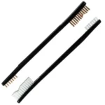 Kleen-Bore KLEEN BR DBL NYL & BZ CLN BRUSH SET, two black double-ended brushes
