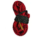 Kleen-Bore KLEEN BR HG 44/45 red and black braided pull-through cleaner with brass tip