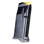 Taurus GX4 Handgun Magazine, angled view of black magazine with pinky extension