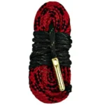 Kleen-Bore KLEEN BR RFL 22/223/556 Pull Thru red and black coiled cord with brass tip