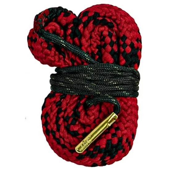 primary-47206 Kleen-Bore KLEEN BR HG coiled red and black braided pull-through with brass tip