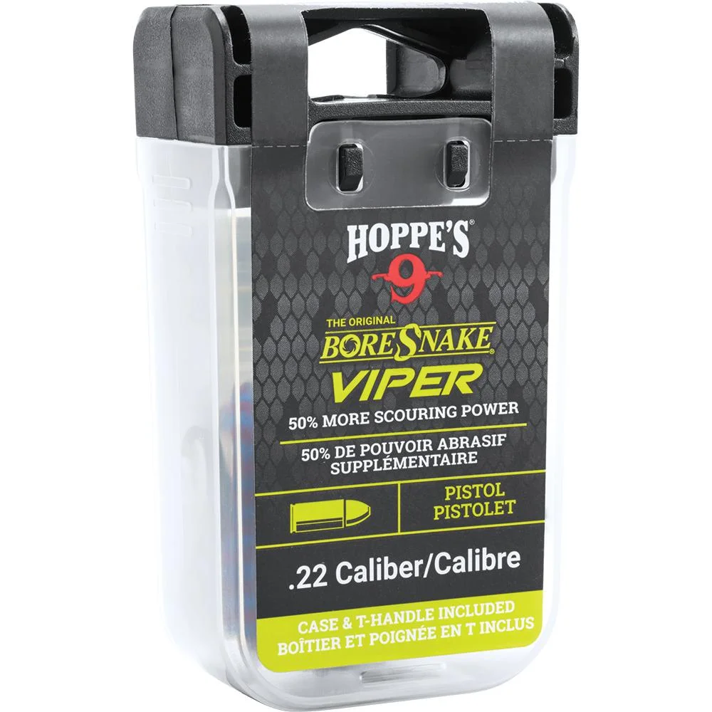 primary-47228 Boresnake Viper Pstl, front view in clear retail case with black and green label