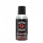 Hoppe's HOPPES BLACK GUN CLEANER 4OZ silver aerosol can with black cap, front view