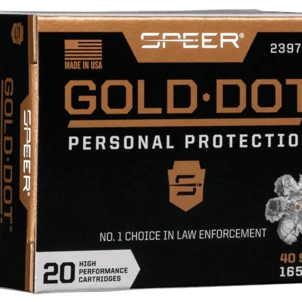 Speer Ammunition SPR GLD DOT CARRY GUN 40S&W 165GR HP