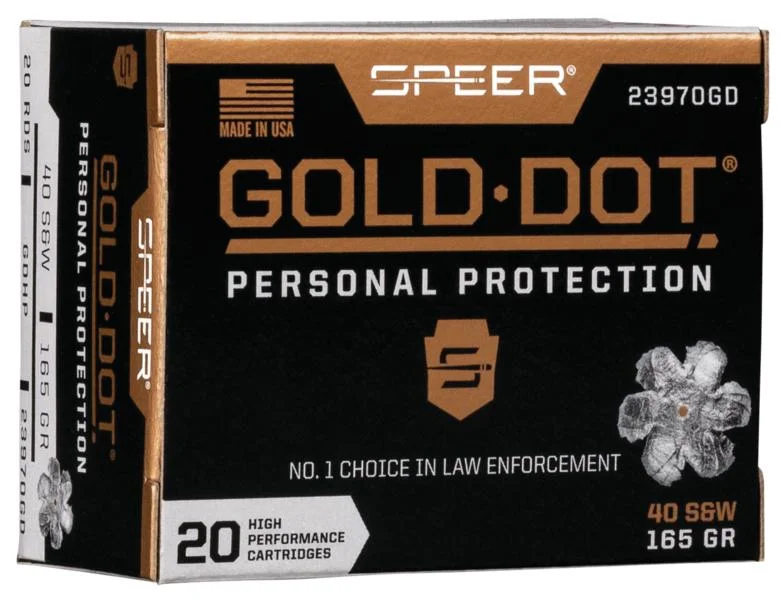primary-47238 Speer Ammunition SPR GLD DOT CARRY GUN 40S&W 165GR HP