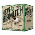 Environ Metal Inc HEVI-Shot HEVI-Bismuth Shotshells green box, front and right side with duck artwork