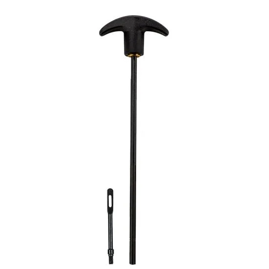 primary-47265 KleenBore handgun cleaning rod, black rod with T-handle and separate slotted patch holder