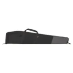 Allen Plata Rifle Case Black, side view with carry handles and long tapered profile
