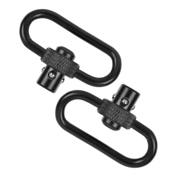 The Allen Company Inc. Allen Push Button QD Steel Gun Swivels 1.25" Black 2/ct