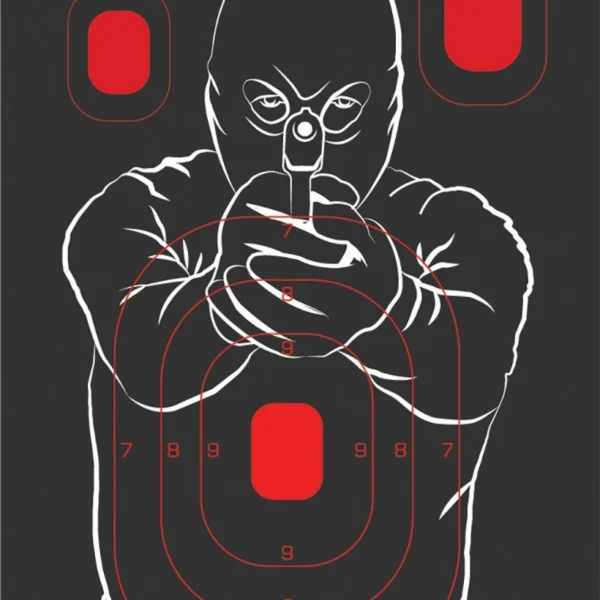 Allen Company ALLEN EZ AIM 12"X18" BAD GUY 5PK