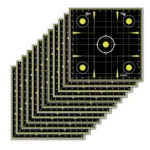 The Allen Company Inc. Allen EZ Aim Non-Adhesive Splash Target 12.5" Black and Yellow 30 per Pad