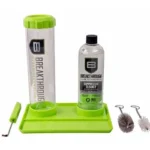 BCT Suppressor Cleaning Kit with tube, bottle, tray, brushes and green-handled tools