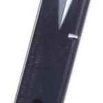 Mec-Gar Beretta 92FS M9 Magazine, blued metal magazine, angled side view