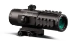 Konus SIGHT-PRO PTS2 Red Dot, black right-side view with rail mount and green-tinted lens