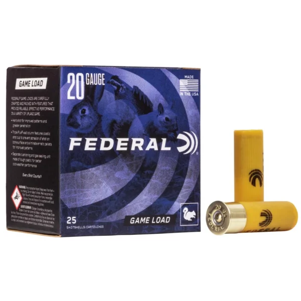 Federal FED GAME LOAD 20GA 2 3/4" #6 25/250