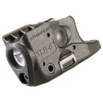 Streamlight TLR-6 black tactical light and laser unit, angled front and right-side view