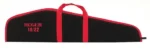 Allen Ruger Embroidered 10/22 Rifle Case, black side view with red trim and handles