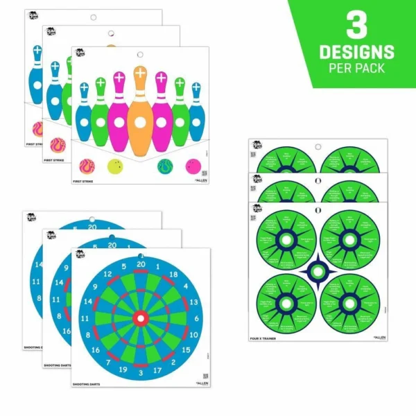 Allen Company ALLEN EZAIM 12"X12" TRIGGER FUN 9PK