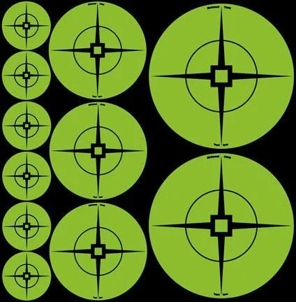 Birchwood Casey B/C TARGET SPOTS GREEN ASSORTMENT