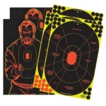 Birchwood Casey B/C SHT-N-C COMBO PK HG TGT black silhouette and oval bullseye targets