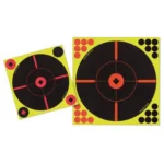 Birchwood Casey B/C SHT-N-C CRSHR-BULLSEYE TGT neon yellow and black bullseye targets