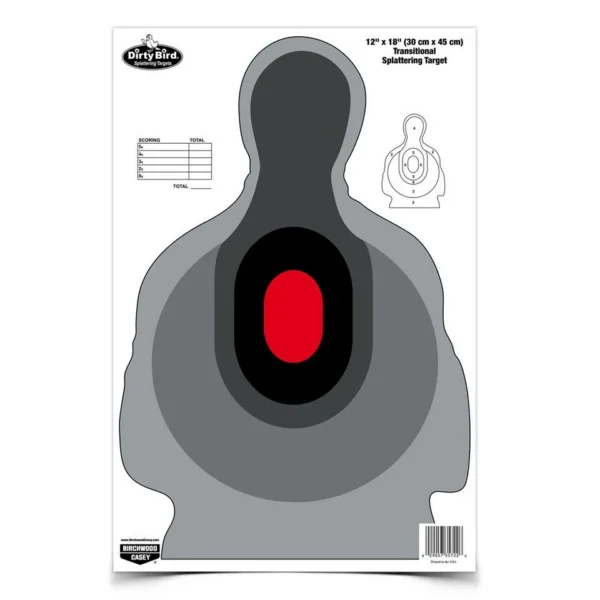 Birchwood Casey B/C DIRTY BIRD TRNSTNL SILHOU 8PK