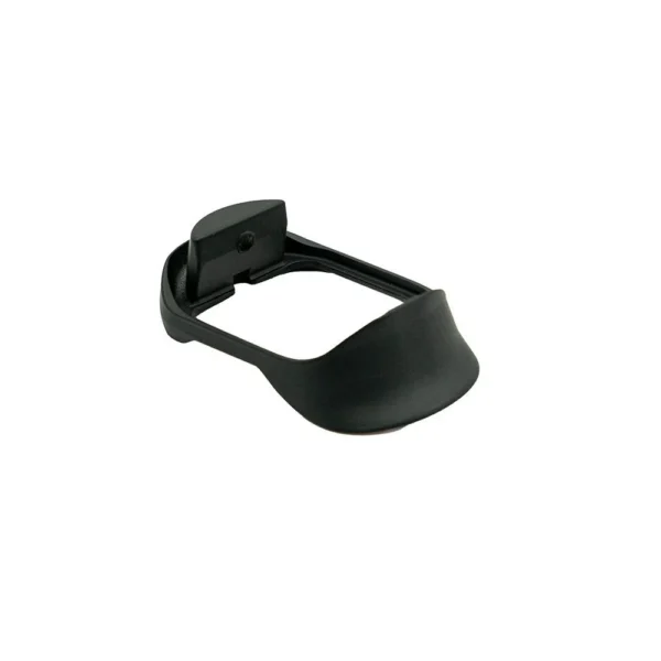 SHIELD ARMS MAGWELL PREM FOR G19/23, angled view of black flared magwell
